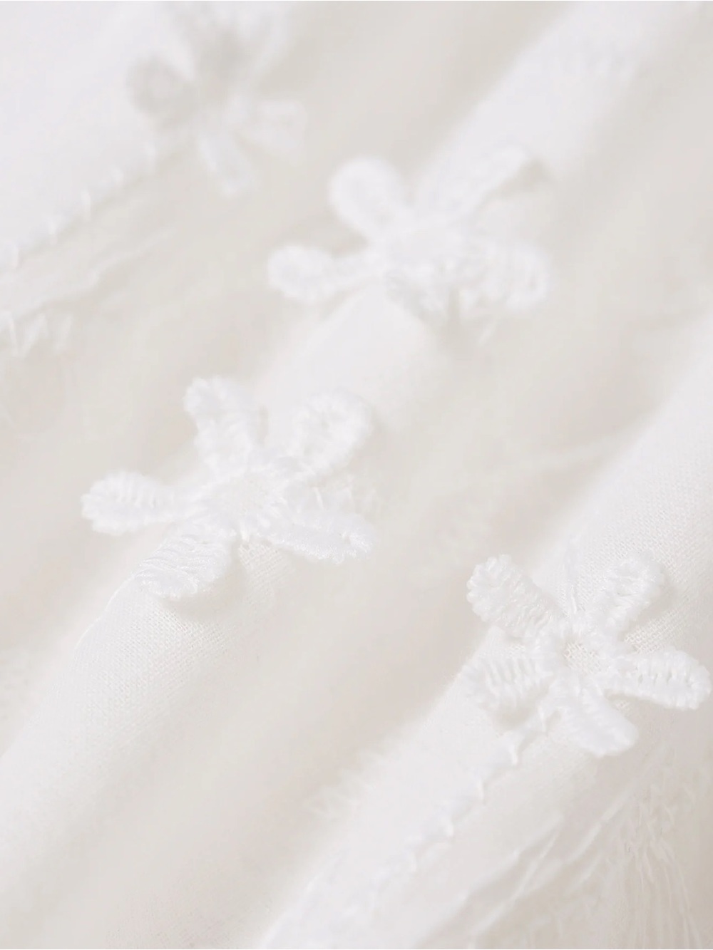 Rihoas White Round Neck Floral Midi Dress - Picture 8 of 9